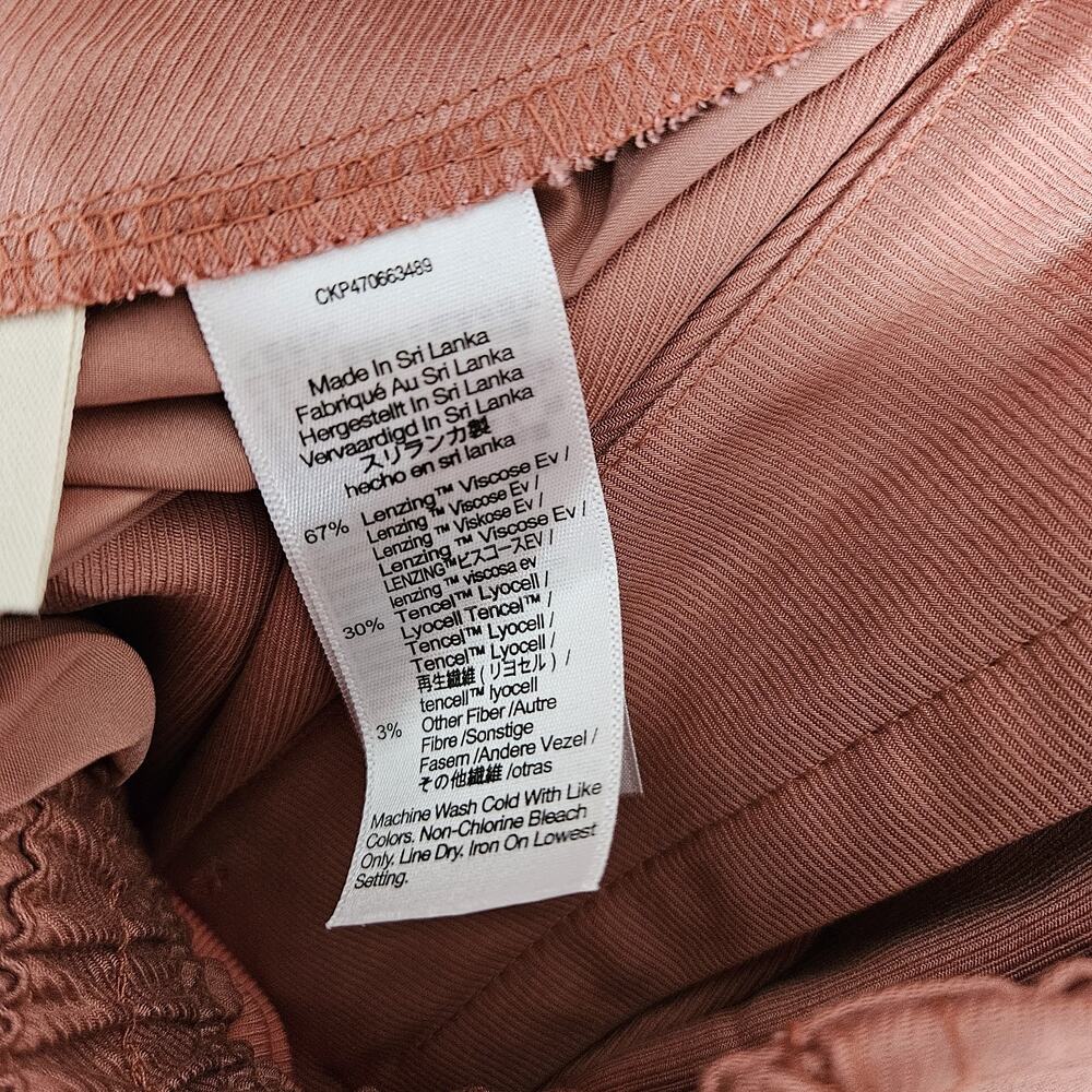 Madewell Pants Womens 12 Tall Neale Straight Leg Drapeweave High Rise Pleated - Picture 7 of 13